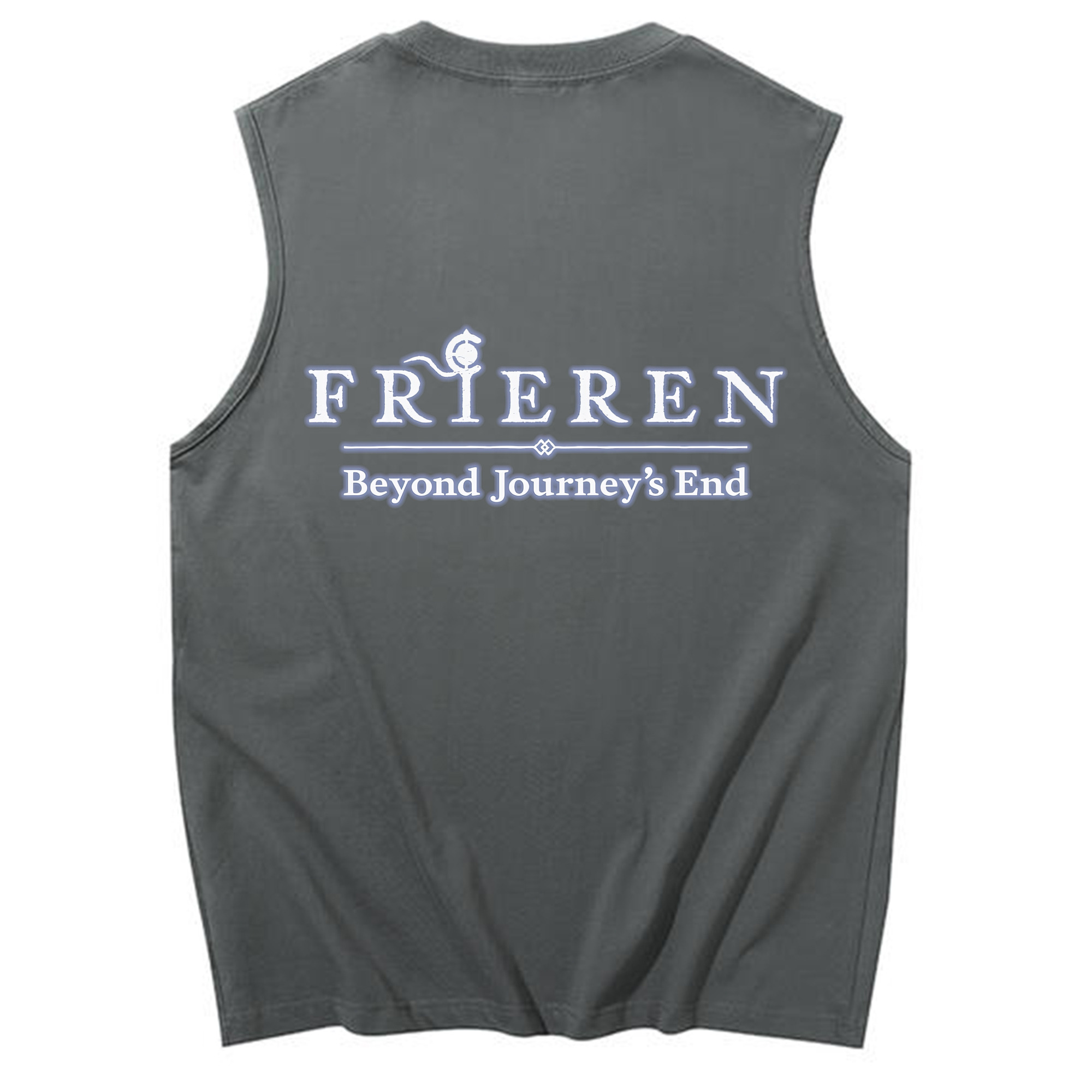 （画像用） 葬送のフリーレン Frieren コットン100％タンクトップ（背面プリント）